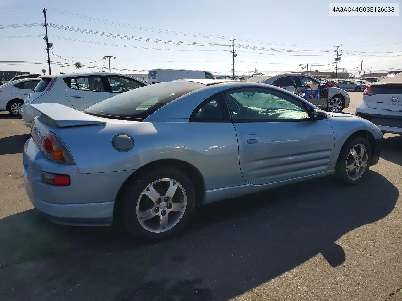 2003 Mitsubishi Eclipse Gs VIN: 4A3AC44G03E126633 Lot: 56037696