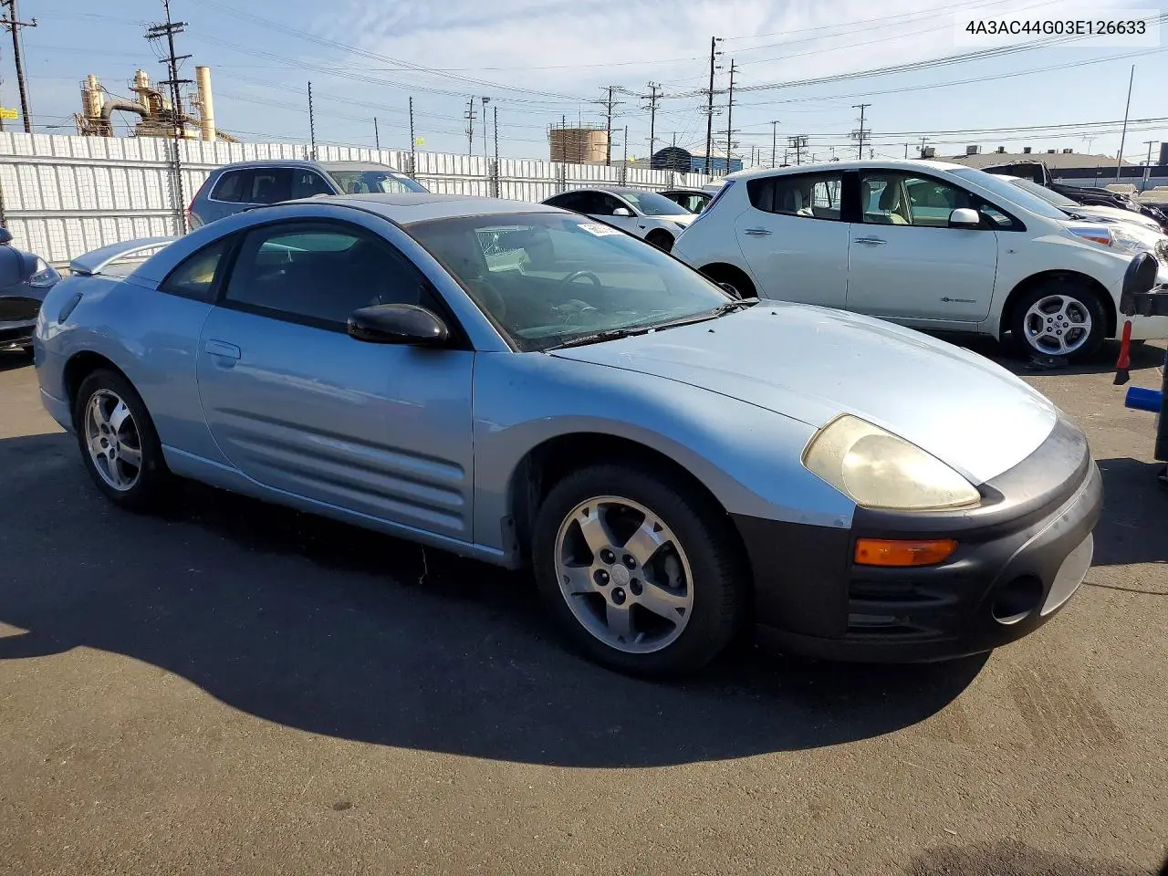 2003 Mitsubishi Eclipse Gs VIN: 4A3AC44G03E126633 Lot: 56037696