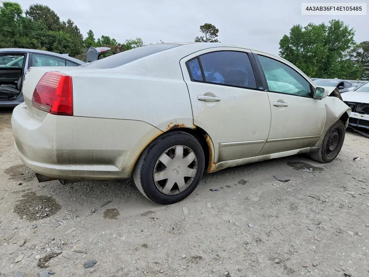 2004 Mitsubishi Galant VIN: 4A3AB36F14E105485 Lot: 53666806