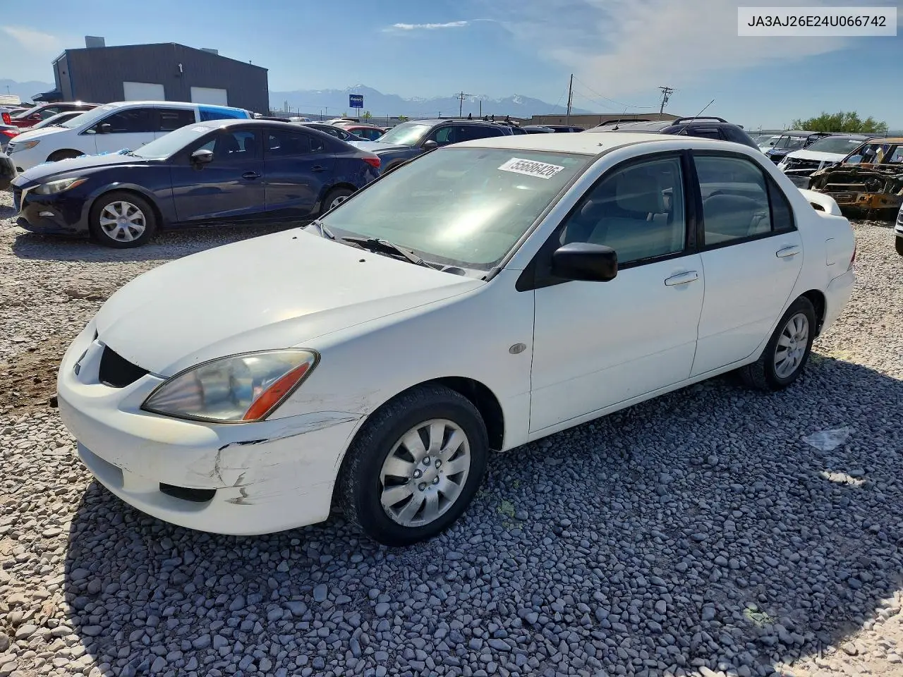2004 Mitsubishi Lancer Es VIN: JA3AJ26E24U066742 Lot: 55686426