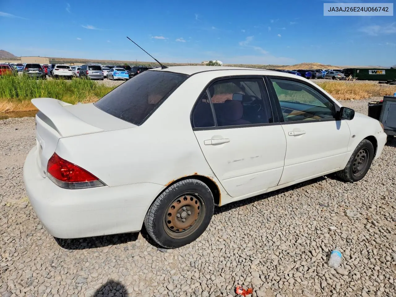 2004 Mitsubishi Lancer Es VIN: JA3AJ26E24U066742 Lot: 55686426