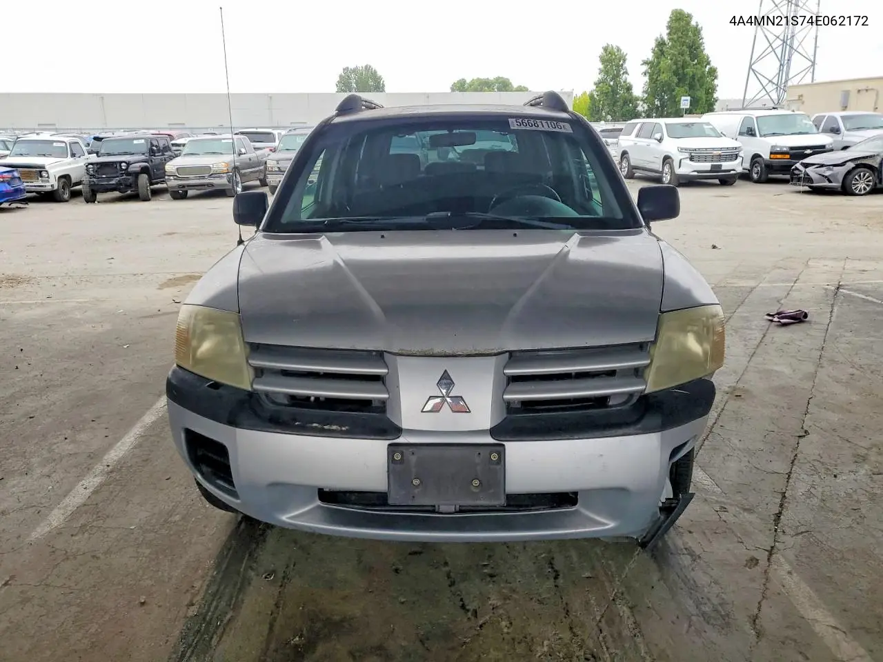 2004 Mitsubishi Endeavor Ls VIN: 4A4MN21S74E062172 Lot: 56681106