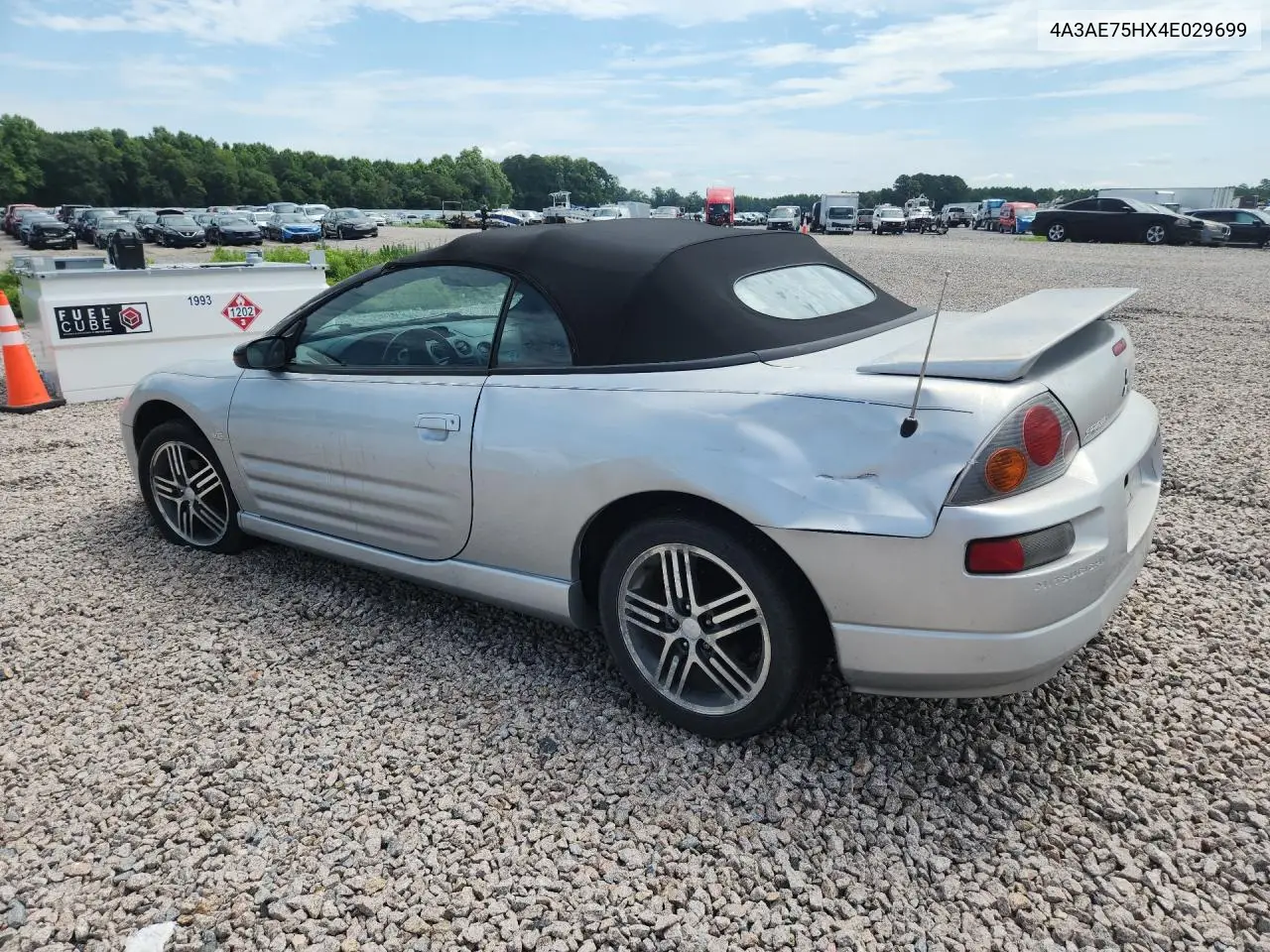 2004 Mitsubishi Eclipse Spyder Gts VIN: 4A3AE75HX4E029699 Lot: 59087746