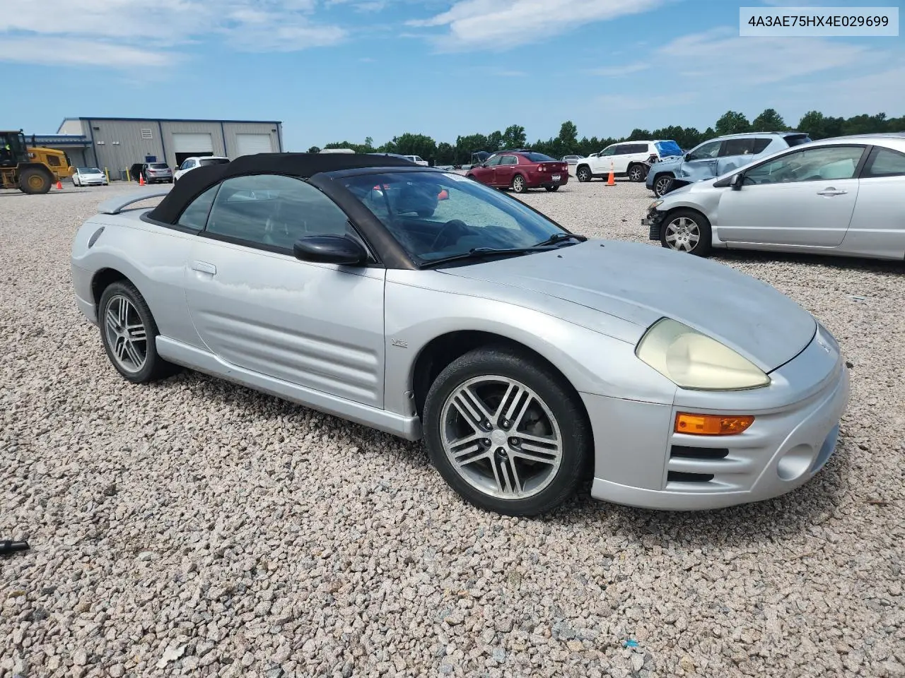 2004 Mitsubishi Eclipse Spyder Gts VIN: 4A3AE75HX4E029699 Lot: 59087746