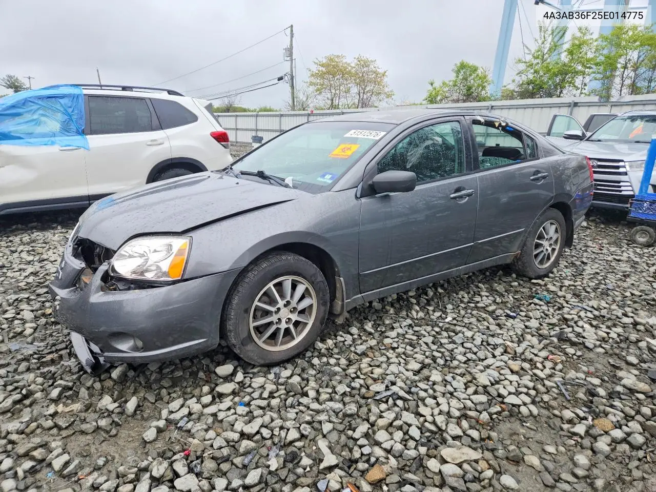 2005 Mitsubishi Galant Es Medium VIN: 4A3AB36F25E014775 Lot: 51512576