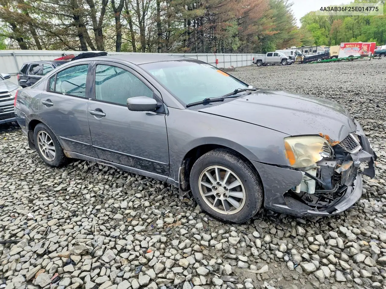 2005 Mitsubishi Galant Es Medium VIN: 4A3AB36F25E014775 Lot: 51512576