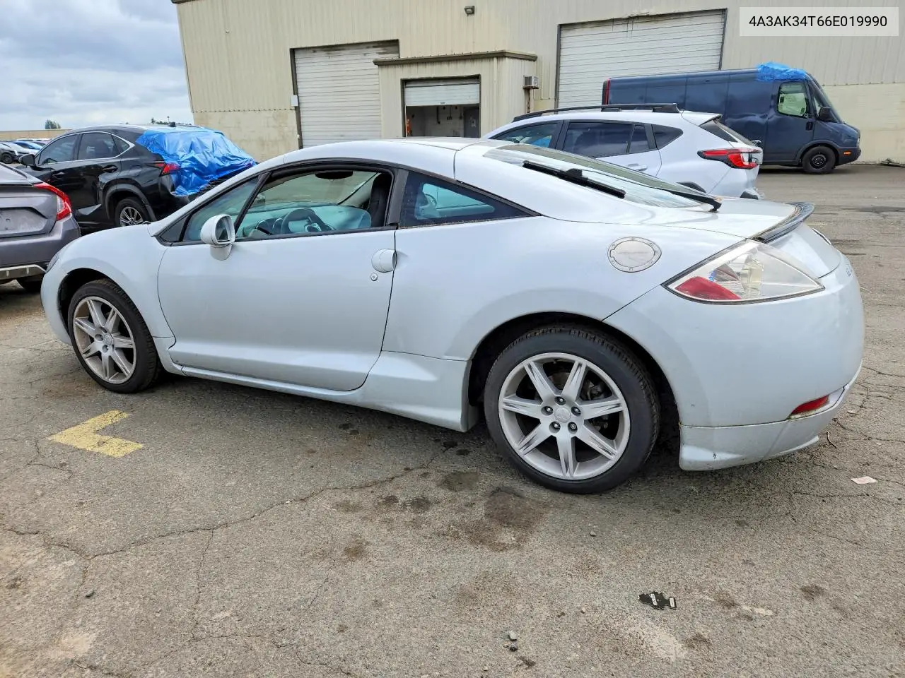 2006 Mitsubishi Eclipse Gt VIN: 4A3AK34T66E019990 Lot: 53124926