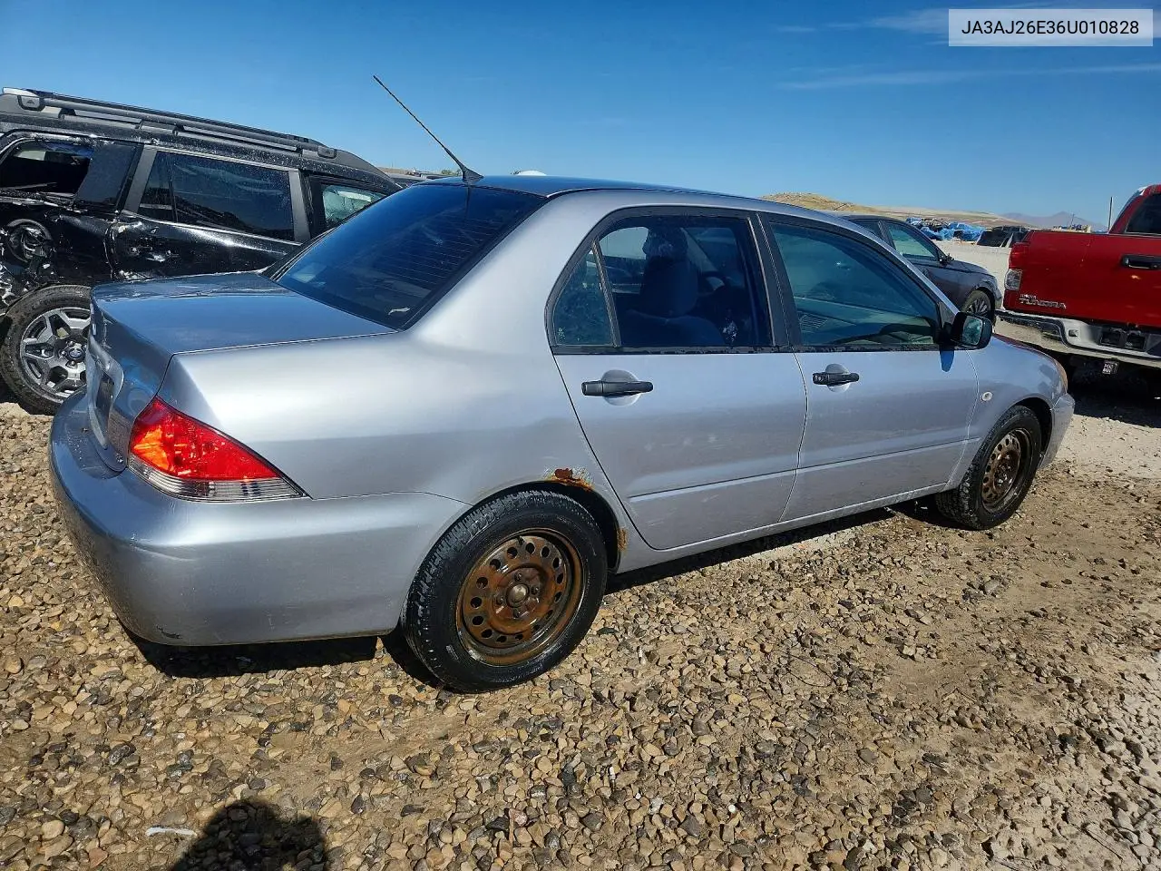 2006 Mitsubishi Lancer Es VIN: JA3AJ26E36U010828 Lot: 53635476