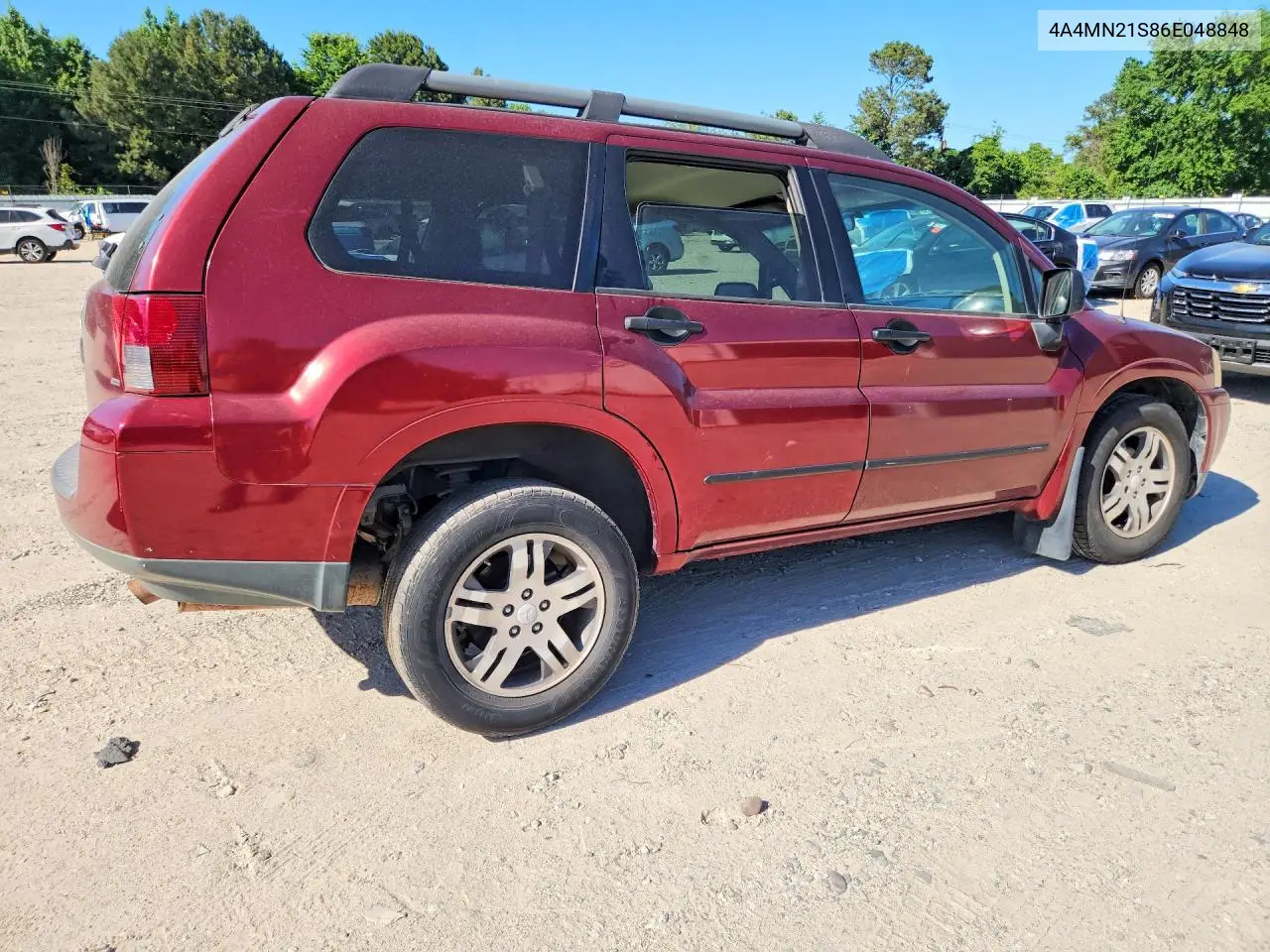 2006 Mitsubishi Endeavor Ls VIN: 4A4MN21S86E048848 Lot: 55151996