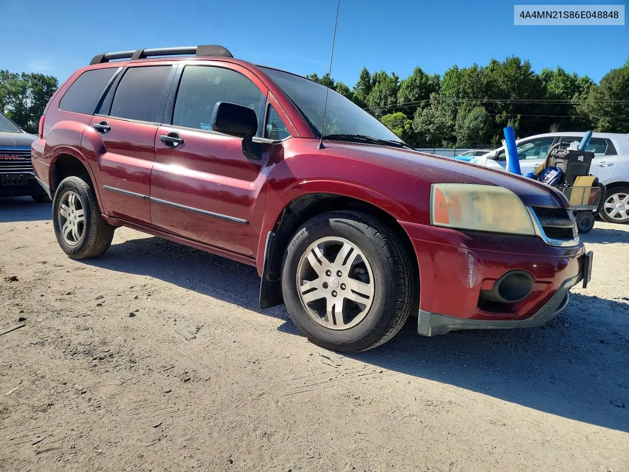 2006 Mitsubishi Endeavor Ls VIN: 4A4MN21S86E048848 Lot: 55151996