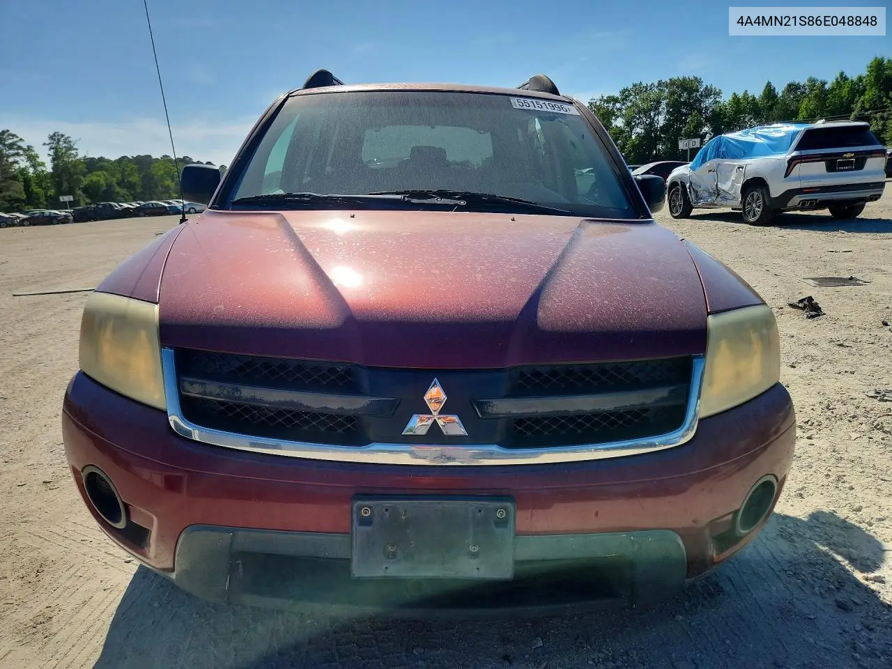2006 Mitsubishi Endeavor Ls VIN: 4A4MN21S86E048848 Lot: 55151996