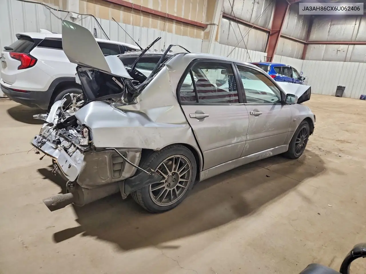 2006 Mitsubishi Lancer Evolution VIN: JA3AH86CX6U062406 Lot: 55655086
