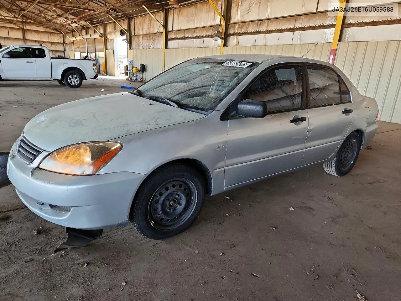 2006 Mitsubishi Lancer Es VIN: JA3AJ26E16U059588 Lot: 55779366