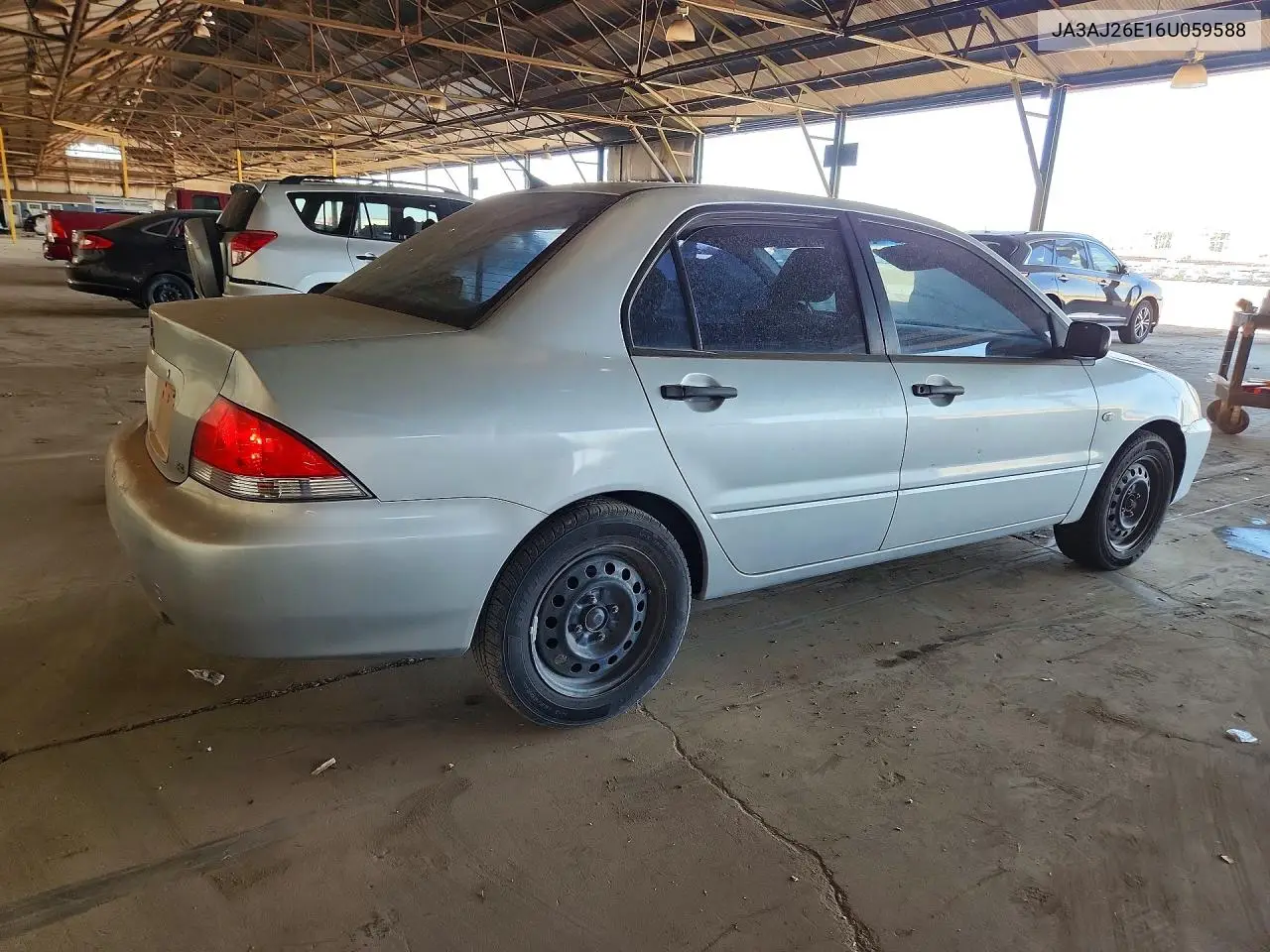 2006 Mitsubishi Lancer Es VIN: JA3AJ26E16U059588 Lot: 55779366