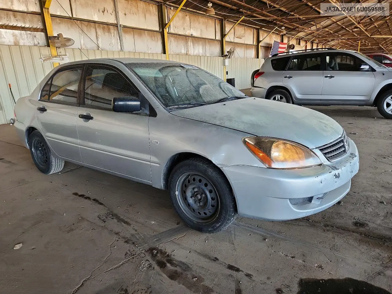 2006 Mitsubishi Lancer Es VIN: JA3AJ26E16U059588 Lot: 55779366