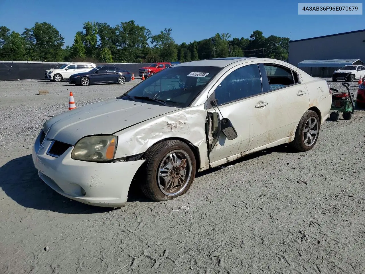2006 Mitsubishi Galant Es Medium VIN: 4A3AB36F96E070679 Lot: 57368556