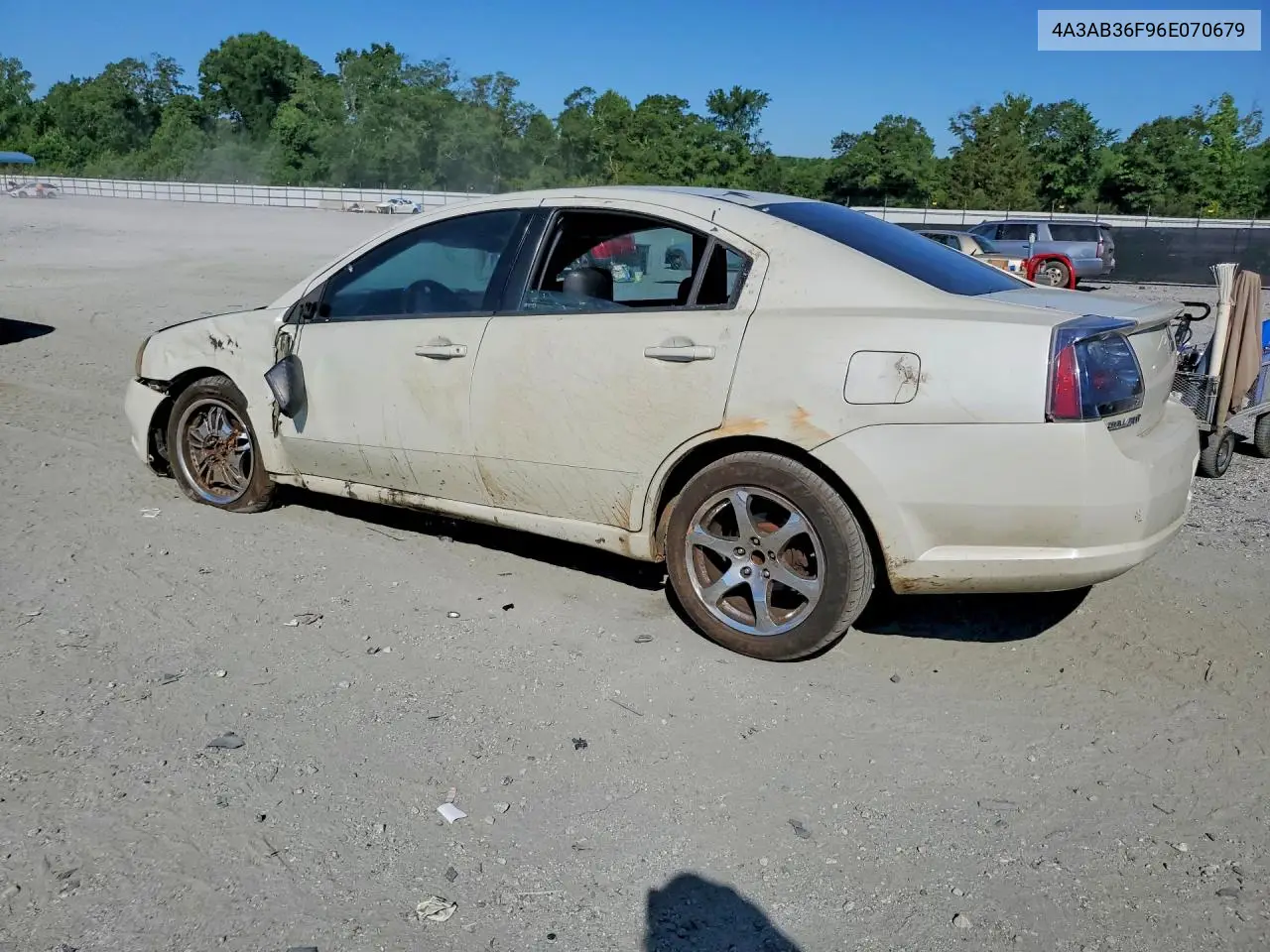 2006 Mitsubishi Galant Es Medium VIN: 4A3AB36F96E070679 Lot: 57368556