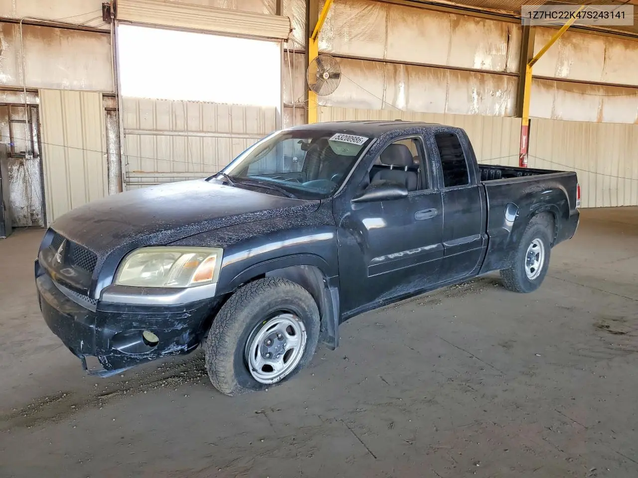 2007 Mitsubishi Raider Ls VIN: 1Z7HC22K47S243141 Lot: 53200986