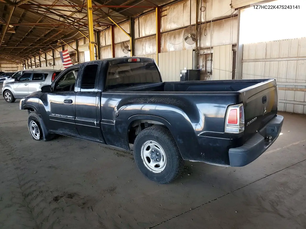 2007 Mitsubishi Raider Ls VIN: 1Z7HC22K47S243141 Lot: 53200986