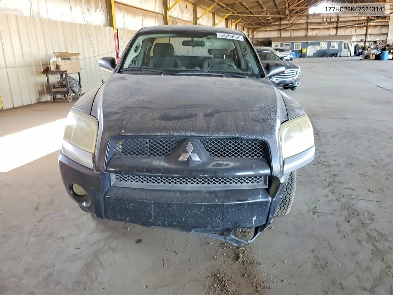 2007 Mitsubishi Raider Ls VIN: 1Z7HC22K47S243141 Lot: 53200986