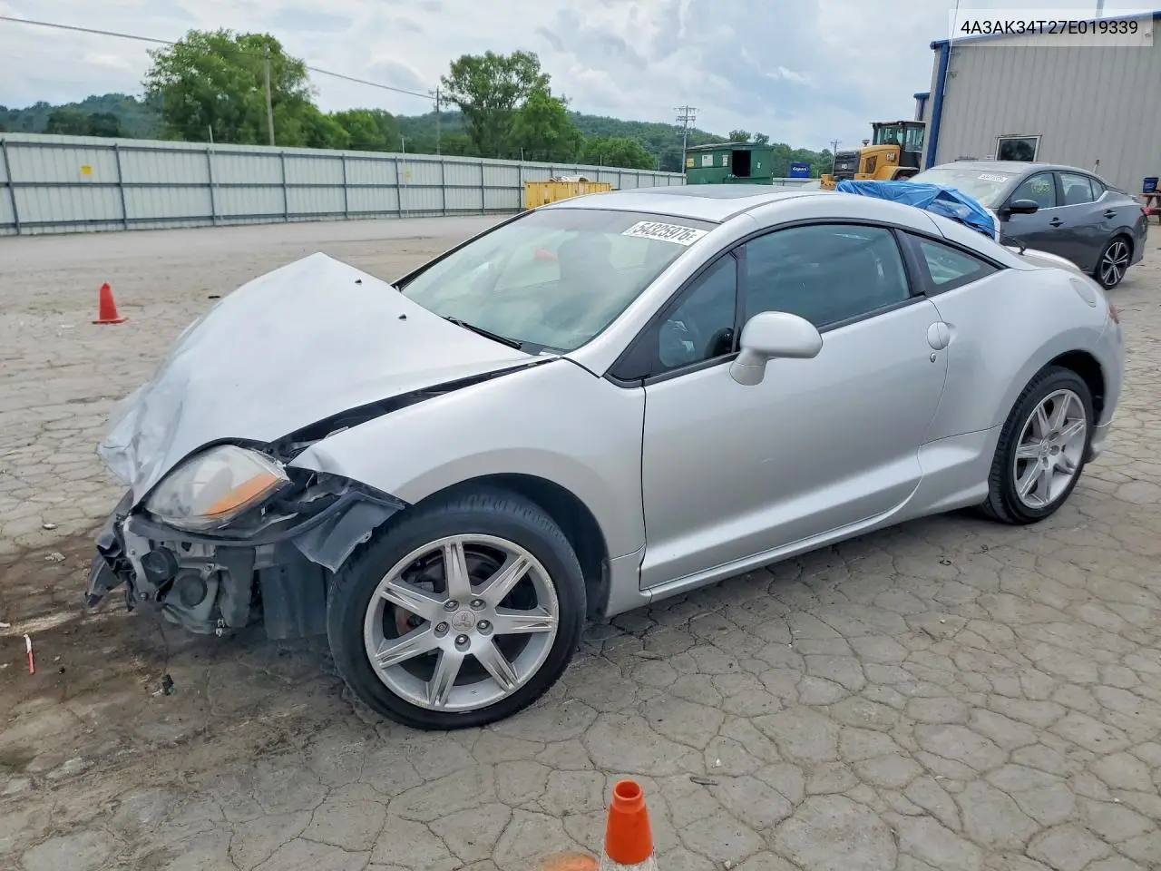 2007 Mitsubishi Eclipse Gt VIN: 4A3AK34T27E019339 Lot: 54325976