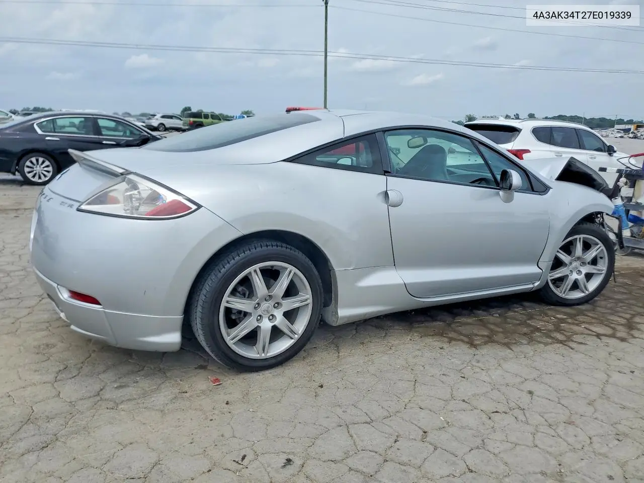 2007 Mitsubishi Eclipse Gt VIN: 4A3AK34T27E019339 Lot: 54325976