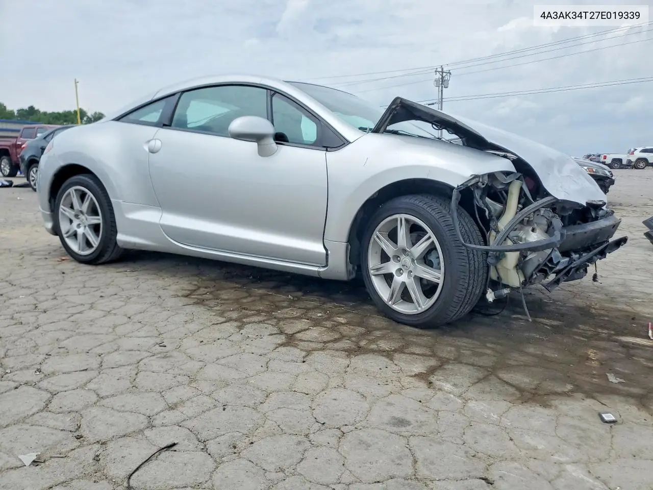 2007 Mitsubishi Eclipse Gt VIN: 4A3AK34T27E019339 Lot: 54325976