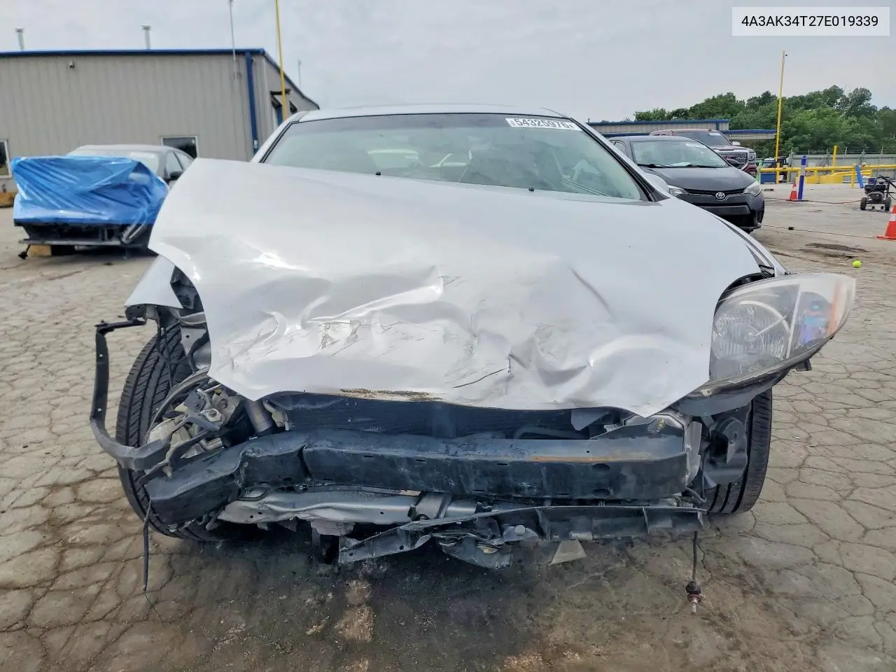 2007 Mitsubishi Eclipse Gt VIN: 4A3AK34T27E019339 Lot: 54325976