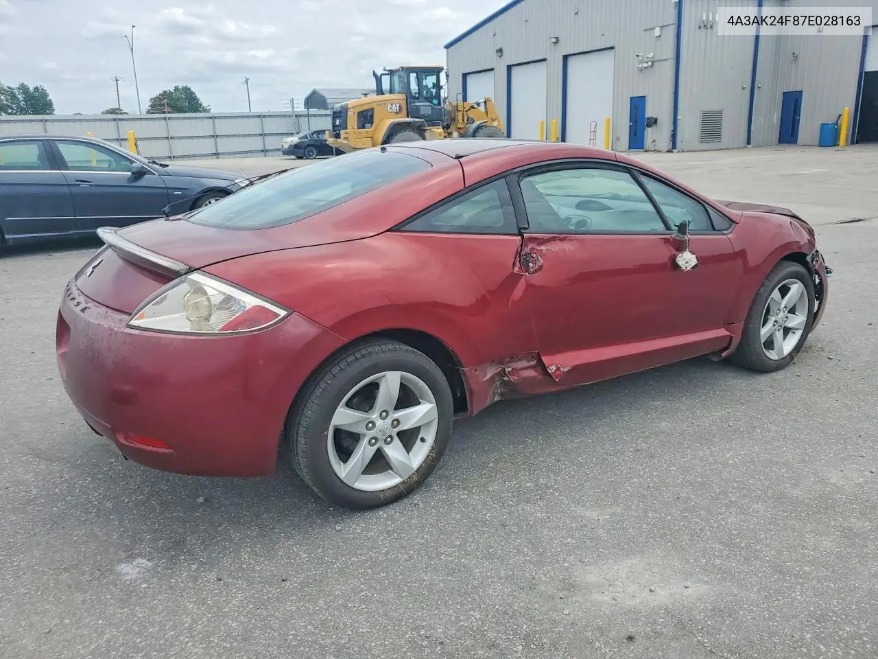 2007 Mitsubishi Eclipse Gs VIN: 4A3AK24F87E028163 Lot: 56696956