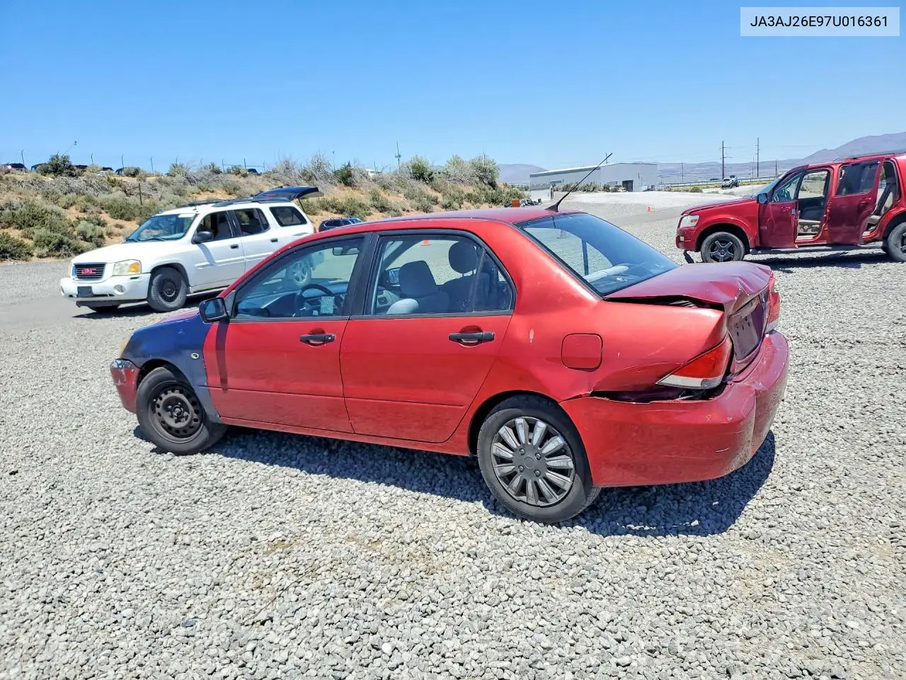 2007 Mitsubishi Lancer Es VIN: JA3AJ26E97U016361 Lot: 56804166