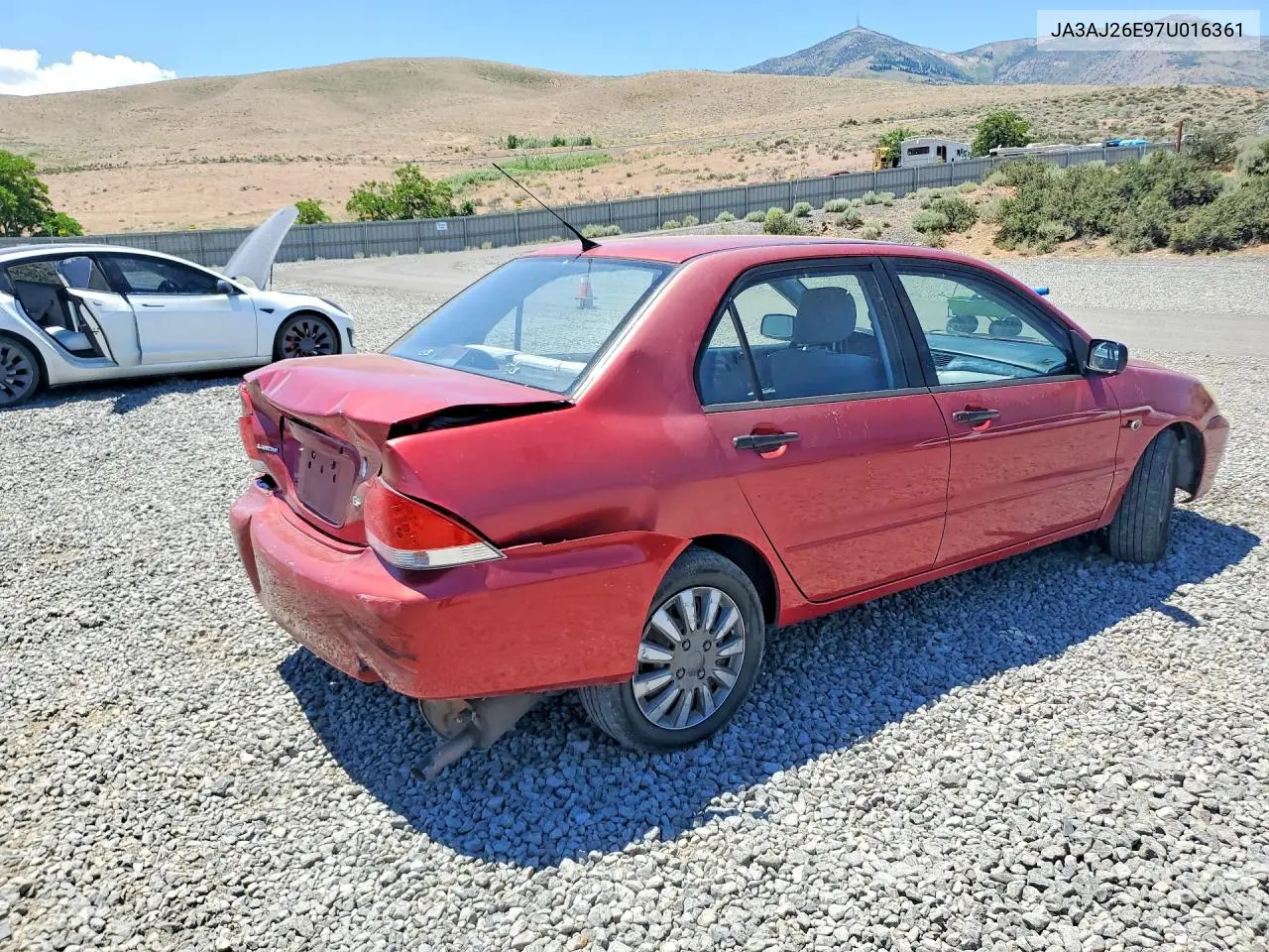 2007 Mitsubishi Lancer Es VIN: JA3AJ26E97U016361 Lot: 56804166