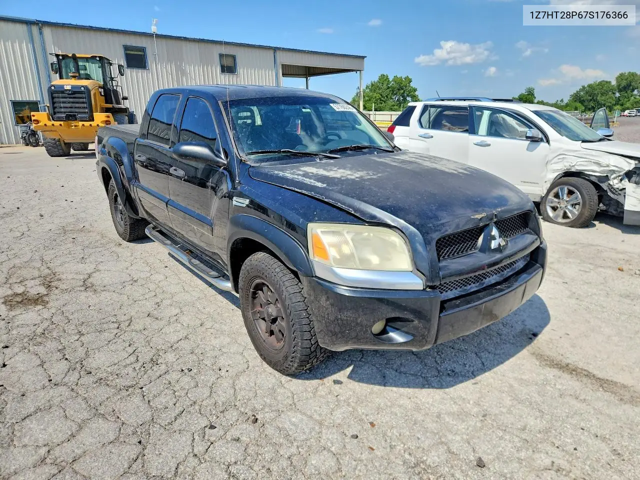 2007 Mitsubishi Raider Ls VIN: 1Z7HT28P67S176366 Lot: 57766246