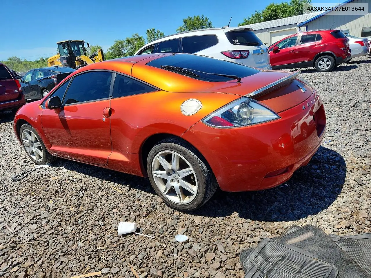 2007 Mitsubishi Eclipse Gt VIN: 4A3AK34TX7E013644 Lot: 57778426