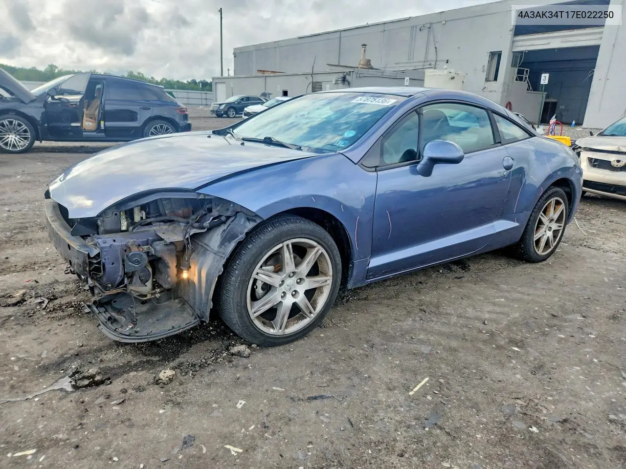 2007 Mitsubishi Eclipse Gt VIN: 4A3AK34T17E022250 Lot: 57875136