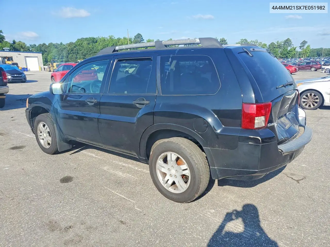 2007 Mitsubishi Endeavor Ls VIN: 4A4MM21SX7E051982 Lot: 58202756