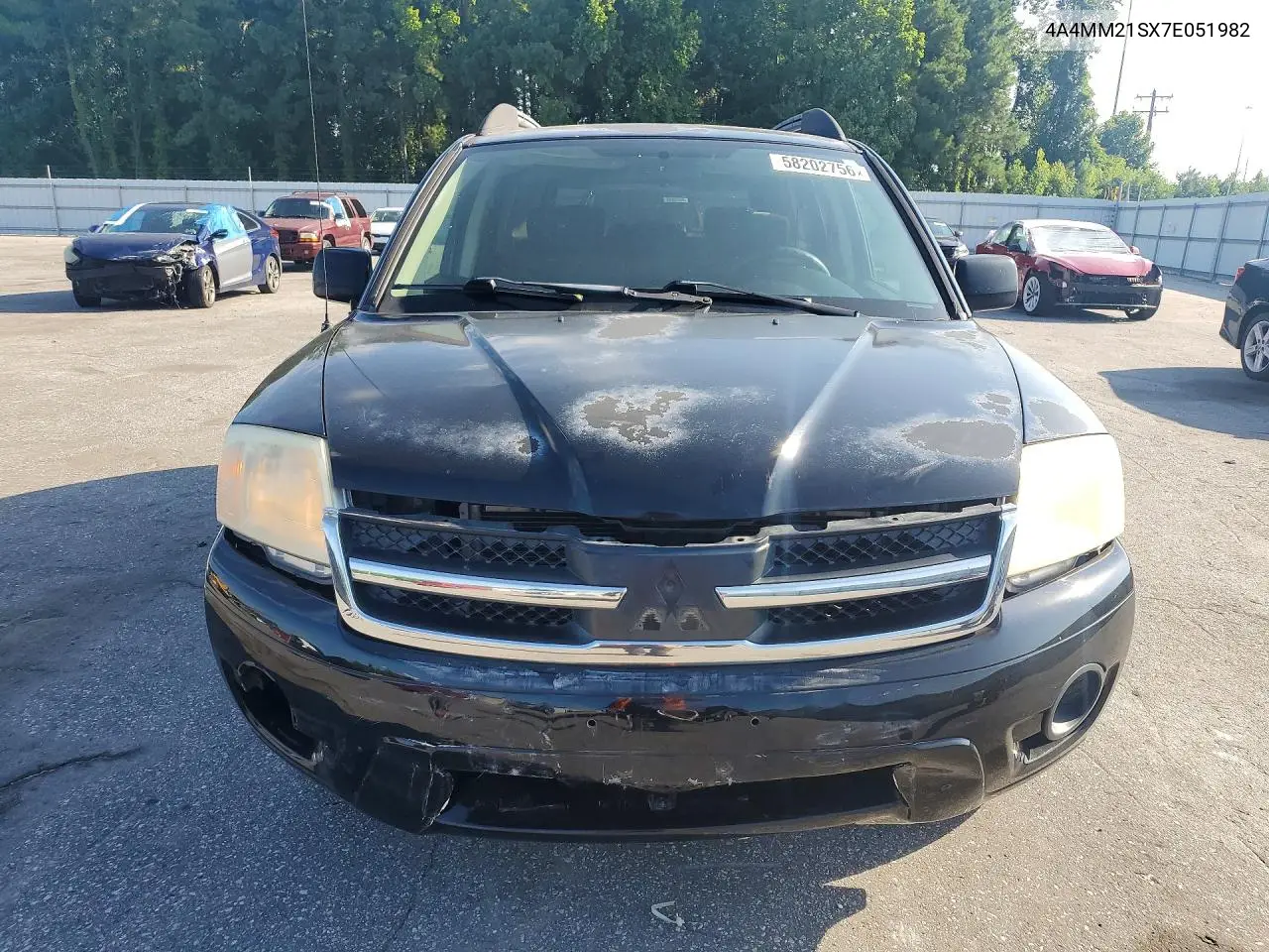 2007 Mitsubishi Endeavor Ls VIN: 4A4MM21SX7E051982 Lot: 58202756