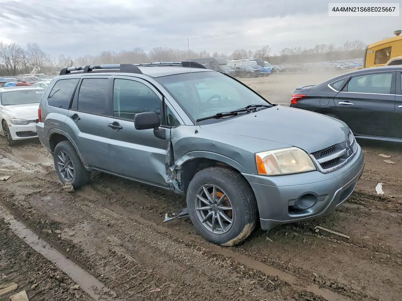 2008 Mitsubishi Endeavor Ls VIN: 4A4MN21S68E025667 Lot: 47496386