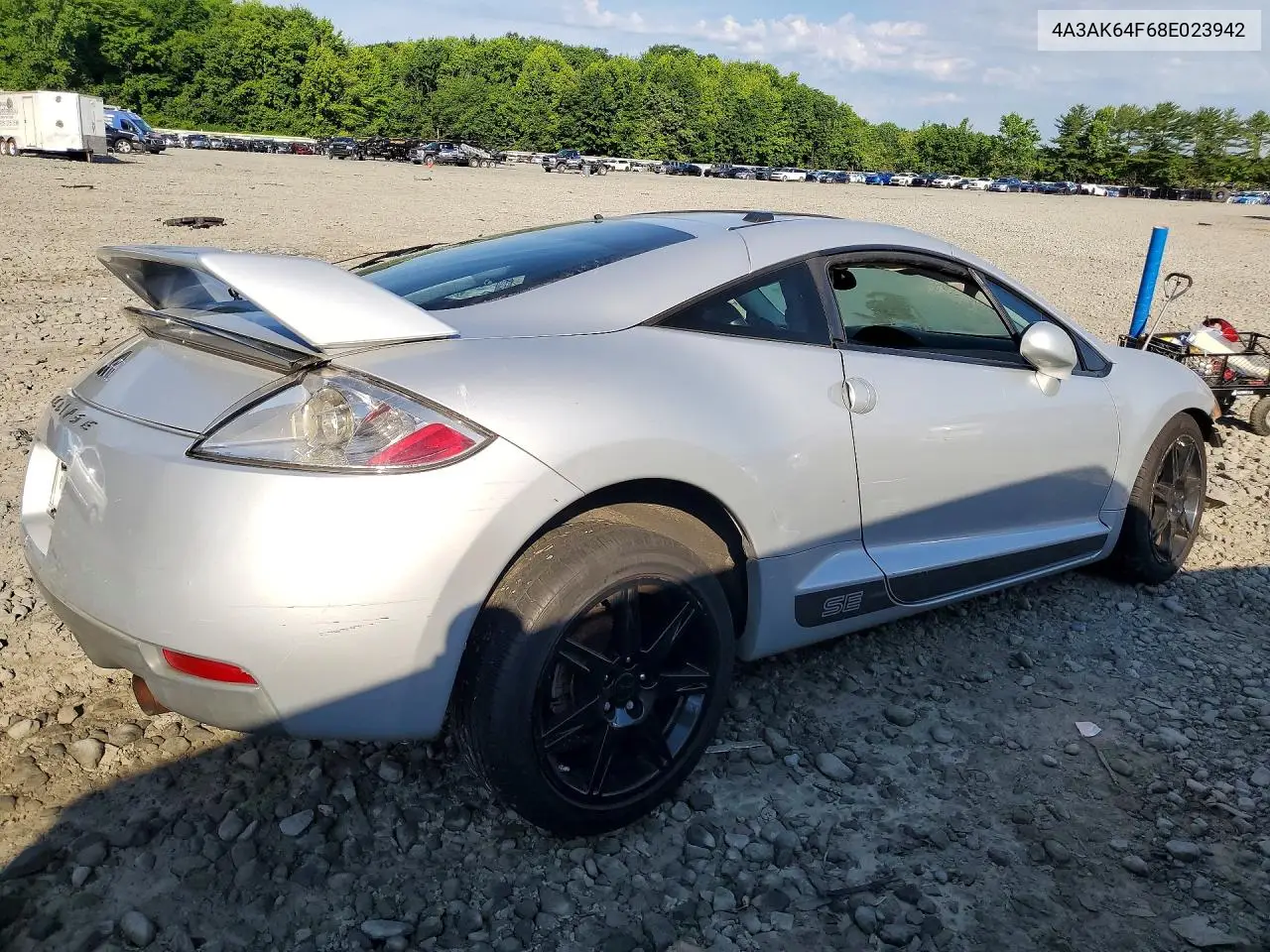 2008 Mitsubishi Eclipse Gs Automatic VIN: 4A3AK64F68E023942 Lot: 56189236