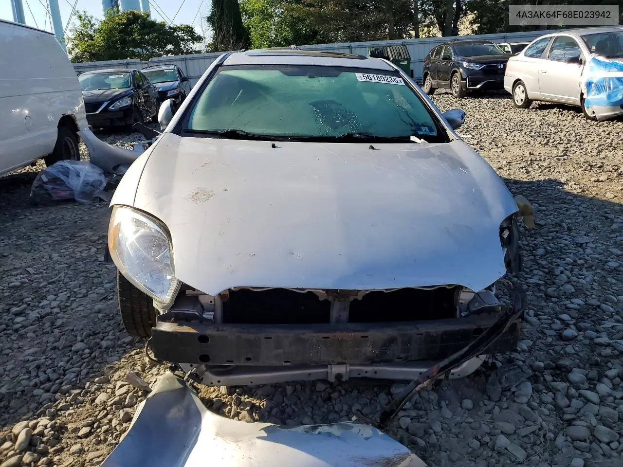 2008 Mitsubishi Eclipse Gs Automatic VIN: 4A3AK64F68E023942 Lot: 56189236