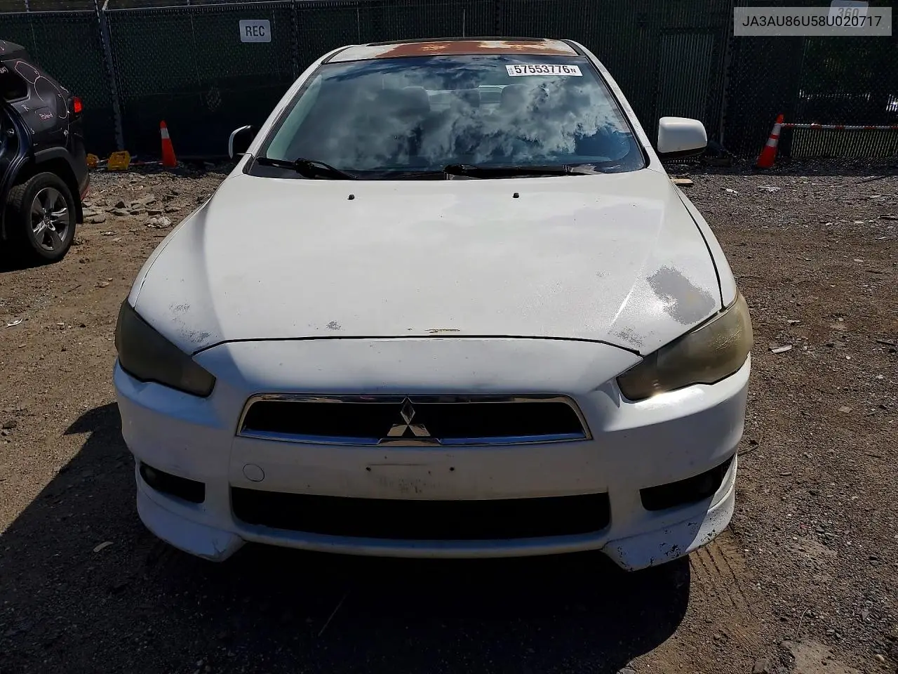 2008 Mitsubishi Lancer Gts VIN: JA3AU86U58U020717 Lot: 57553776