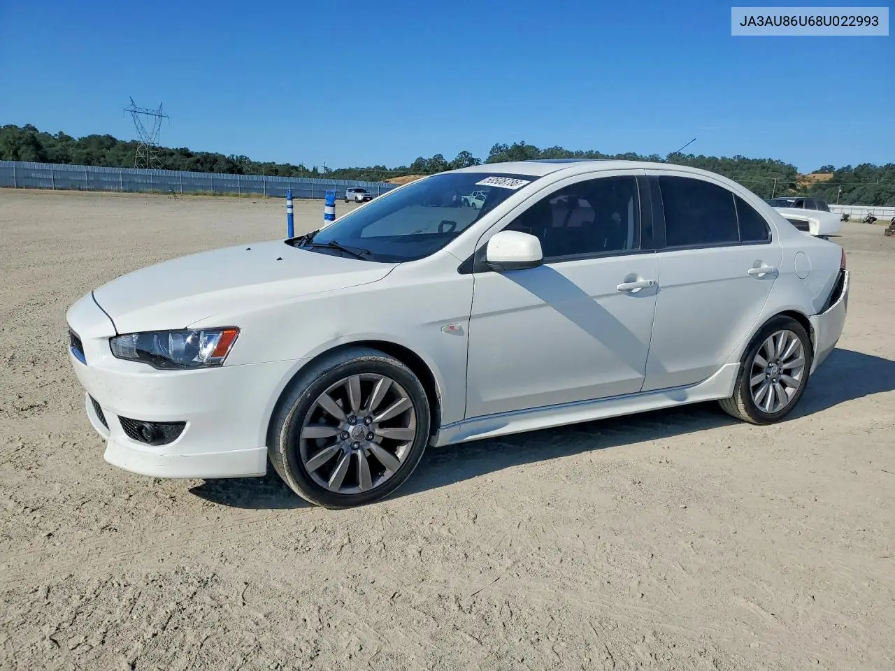 2008 Mitsubishi Lancer Gts VIN: JA3AU86U68U022993 Lot: 58508786
