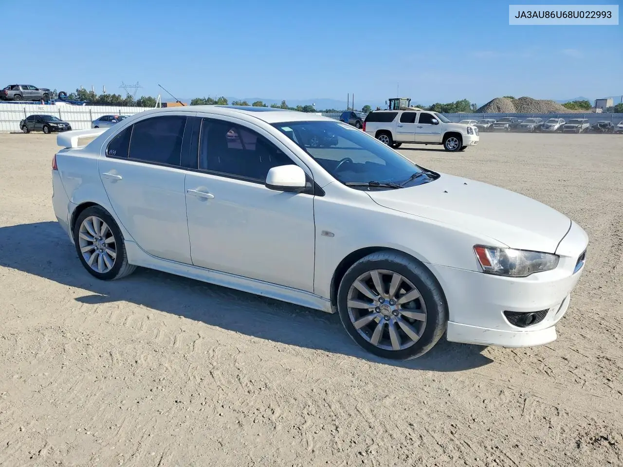 2008 Mitsubishi Lancer Gts VIN: JA3AU86U68U022993 Lot: 58508786