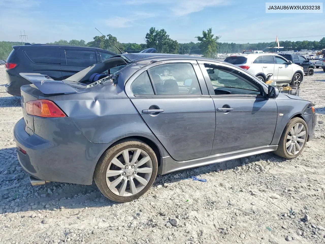 2009 Mitsubishi Lancer Gts VIN: JA3AU86WX9U033238 Lot: 56272746
