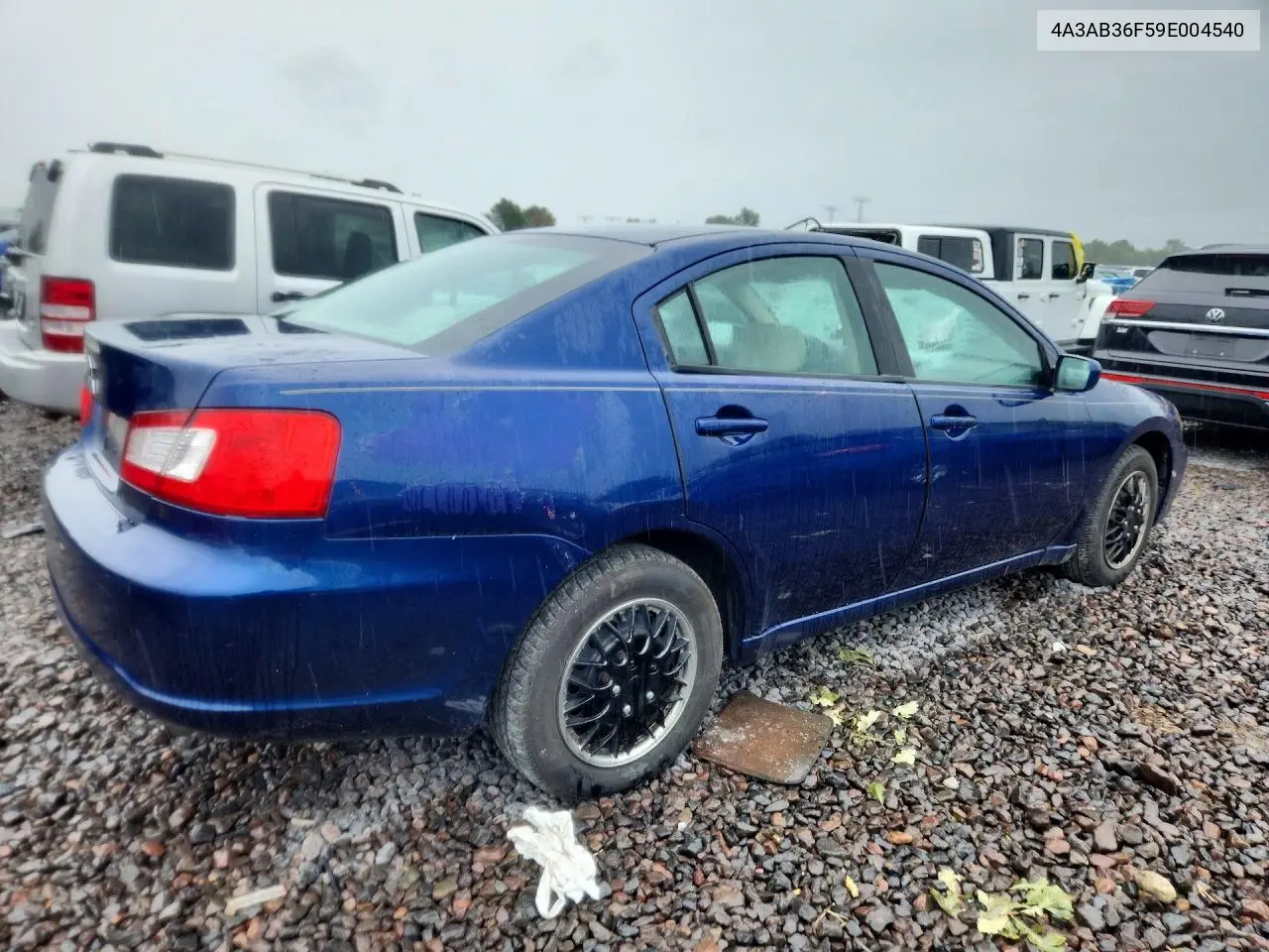 2009 Mitsubishi Galant Es VIN: 4A3AB36F59E004540 Lot: 58780706