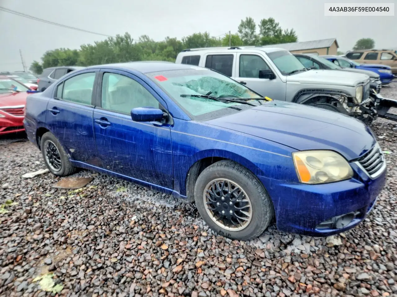 2009 Mitsubishi Galant Es VIN: 4A3AB36F59E004540 Lot: 58780706