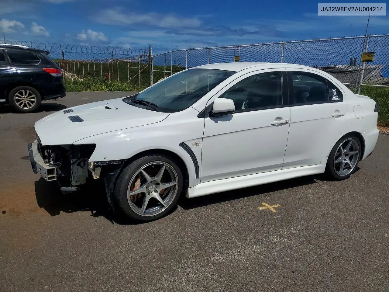 2010 Mitsubishi Lancer Evolution Gsr VIN: JA32W8FV2AU004214 Lot: 53889616