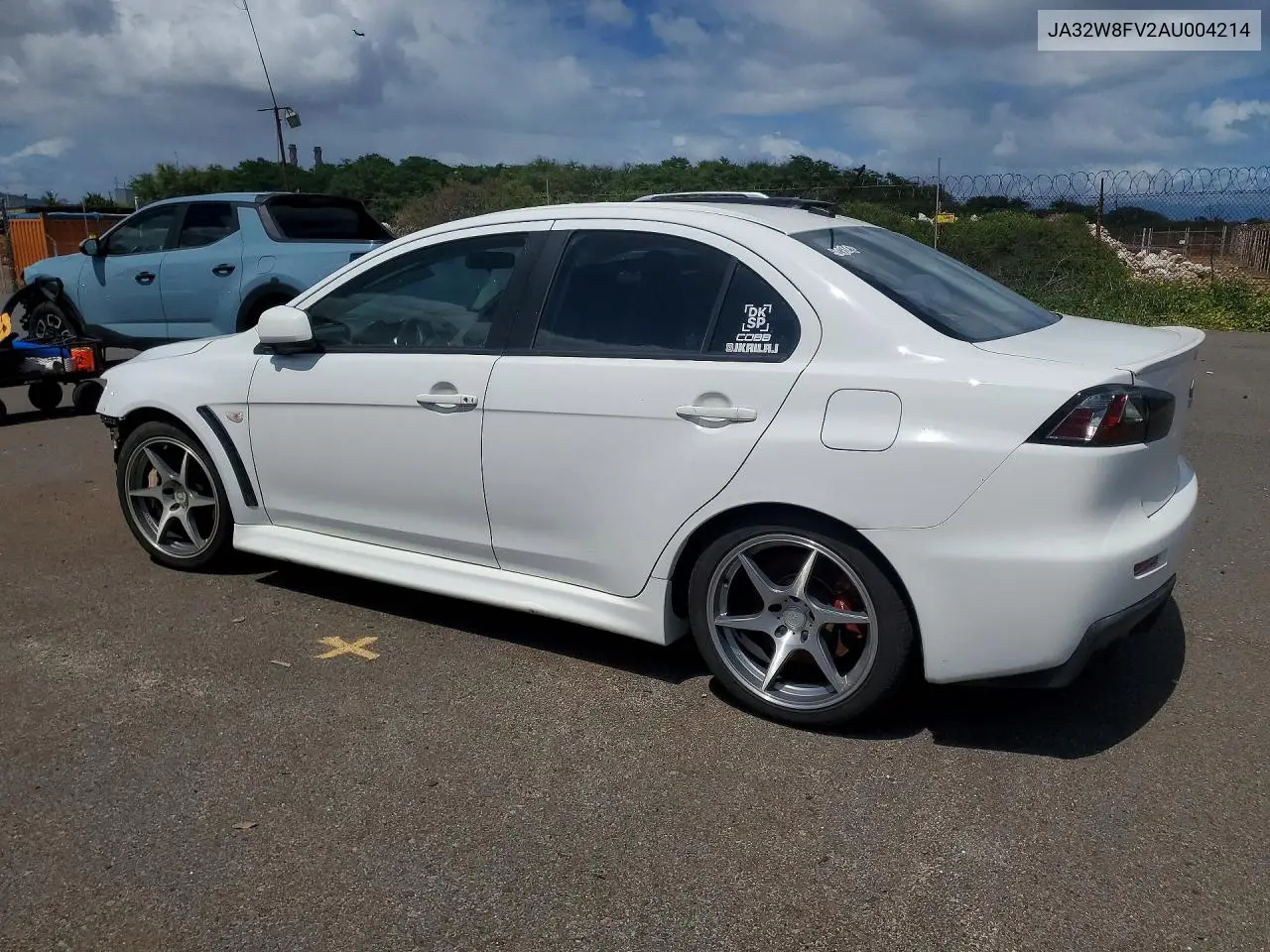 2010 Mitsubishi Lancer Evolution Gsr VIN: JA32W8FV2AU004214 Lot: 53889616