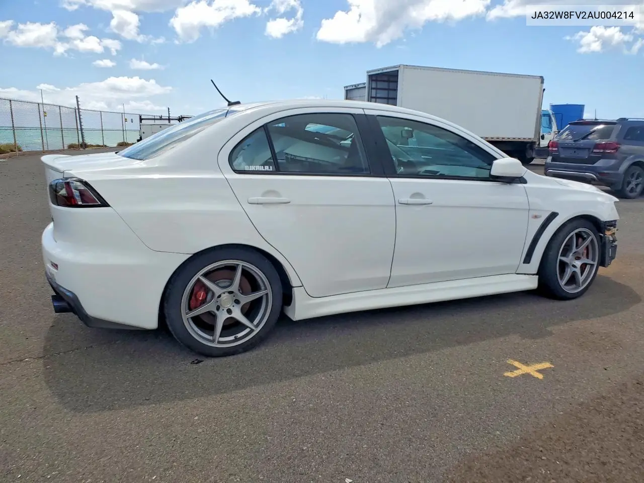 2010 Mitsubishi Lancer Evolution Gsr VIN: JA32W8FV2AU004214 Lot: 53889616
