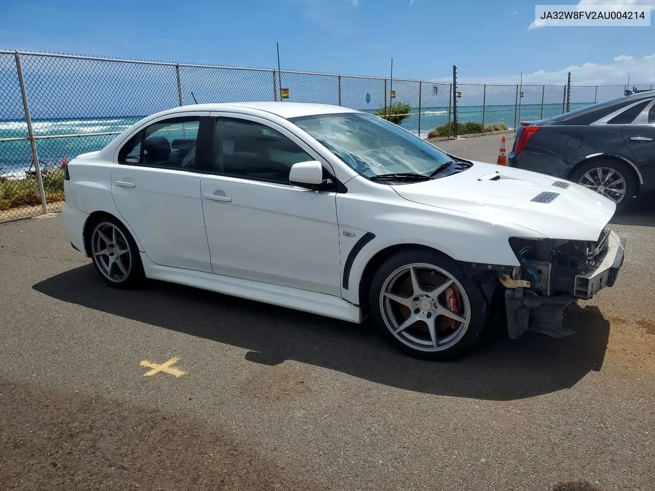 2010 Mitsubishi Lancer Evolution Gsr VIN: JA32W8FV2AU004214 Lot: 53889616