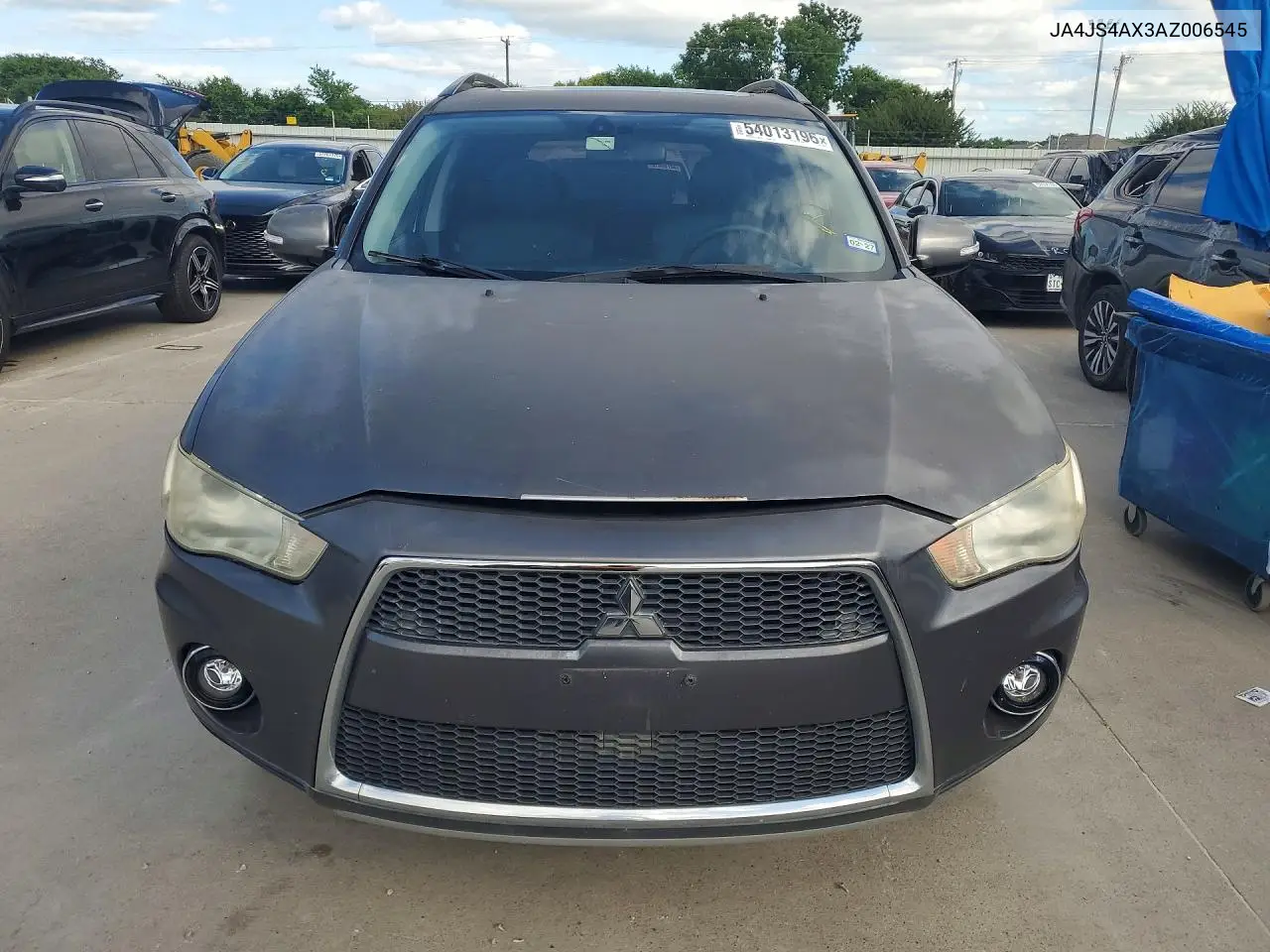 2010 Mitsubishi Outlander Xls VIN: JA4JS4AX3AZ006545 Lot: 54013196